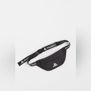 Kids Black PlayStation fanny pack/waist bag